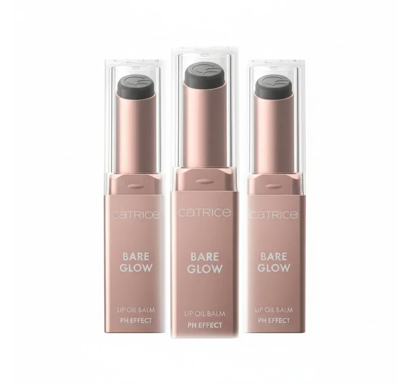 Lippenbalsam Bare Glow Lip Oil Balm, 3-tlg. von Catrice in Schwarz – Produktfoto 3 von 5