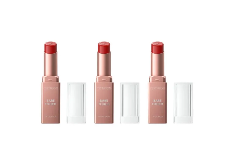 Lippenbalsam Bare Touch Lip Oil Balm, 3-tlg. fra Catrice i Rød – produktbillede