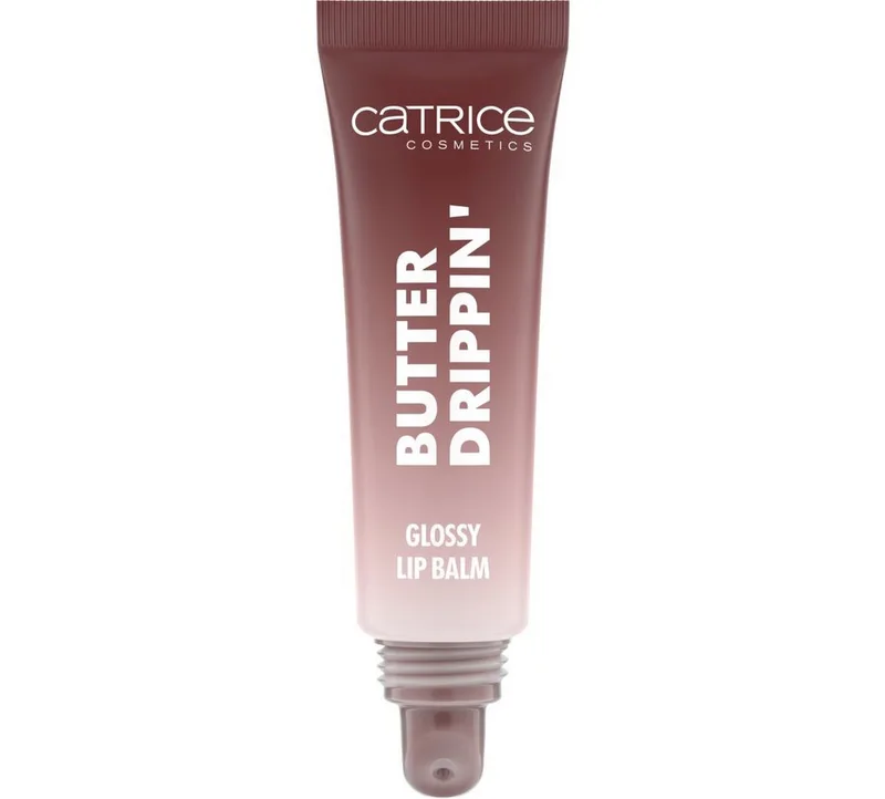 Lippenbalsam Butter Drippin' Glossy Lip Balm, 3-tlg., Dezenter Farbakzent, geschmeidig, hochglänzend, spendet Feuchtigkeit. by Catrice in Brown – product photo 3 of 5