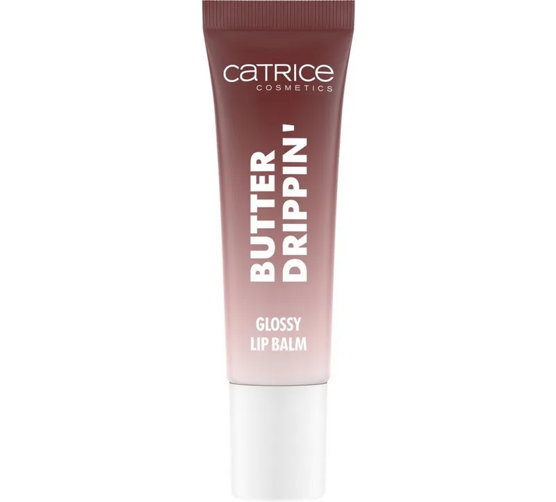 Lippenbalsam Butter Drippin' Glossy Lip Balm, 3-tlg., Dezenter Farbakzent, geschmeidig, hochglänzend, spendet Feuchtigkeit. by Catrice in Brown – product photo 4 of 5