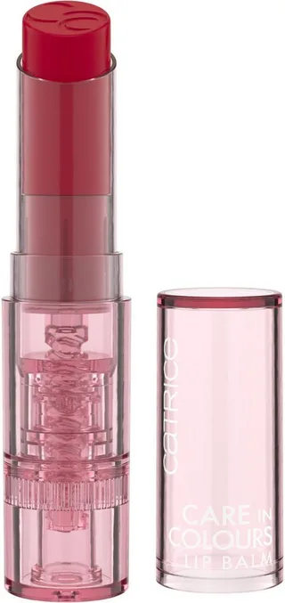 Lippenbalsam Care In Colours Lip Balm, 3-tlg., mit Shea- und Kakaobutter von Catrice in Rot – Produktfoto 2 von 4