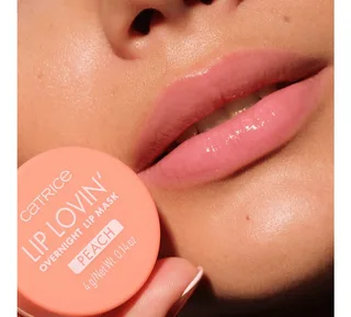 Lippenmaske Lip Lovin' Overnight Lip Mask, 3-tlg., Pflegende vegane Formel mit Pfirsicharoma und Pfirsichöl. de Catrice en Orange – photo du produit 5 sur 5