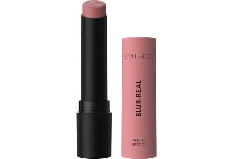 Lippenstift BLUR-REAL MATTE LIPSTICK, 3-tlg., soft-matter Lippenstift mit Blurred-Finish und Ceramiden fra Catrice i Lyserød – produktbillede 2 af 5