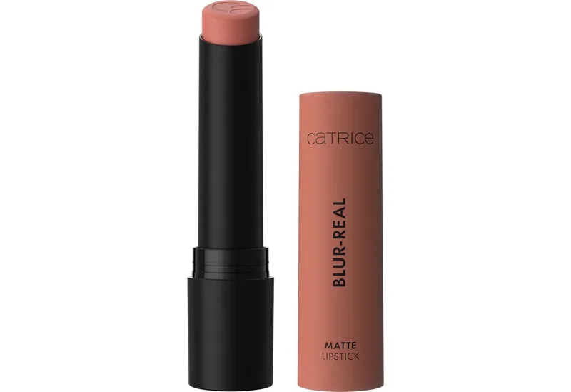 Lippenstift BLUR-REAL MATTE LIPSTICK, 3-tlg., soft-matter Lippenstift mit Blurred-Finish und Ceramiden van Catrice in Bruin – productfoto 2 van 5