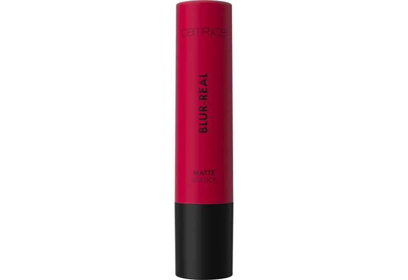 Lippenstift BLUR-REAL MATTE LIPSTICK, 3-tlg., soft-matter Lippenstift mit Blurred-Finish und Ceramiden von Catrice in Rot – Produktfoto 4 von 5
