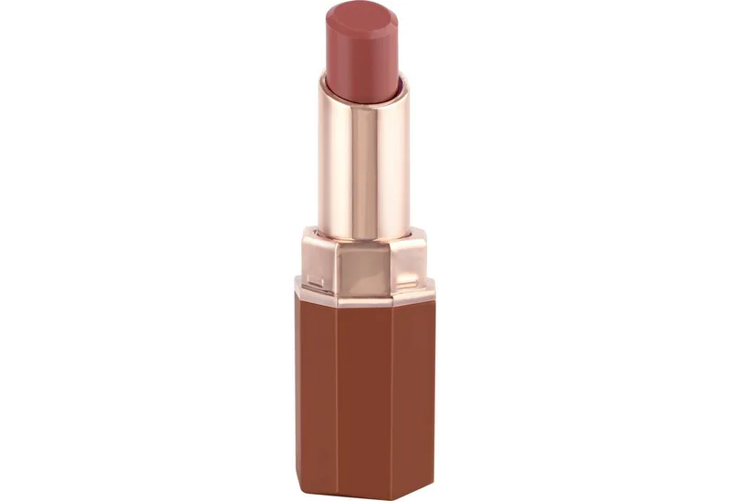 Lippenstift ESPRESSO YOURSELF High Shine Gloss Lipstick, 3-tlg., 2-in-1 Gloss-Lippenstift, vegan, mittlerer Natur-Ton, glänzend. fra Catrice i Rød – produktbillede 3 af 4