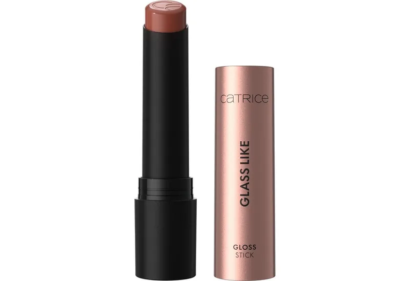 Lippenstift GLASS LIKE GLOSS STICK, 3-tlg., mit glaseffektähnlichem Finish fra Catrice i Brun – produktbillede 2 af 5