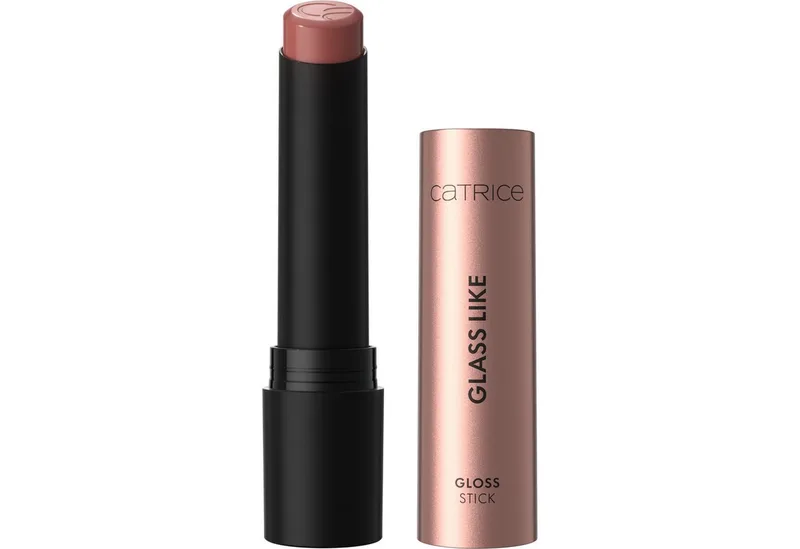 Lippenstift GLASS LIKE GLOSS STICK, 3-tlg., mit glaseffektähnlichem Finish fra Catrice i Beige – produktbillede 2 af 5