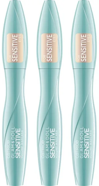 Mascara Glam & Doll Sensitive Volume, 3-tlg., mit präziser Bürste fra Catrice i Sort – produktbillede 1 af 4