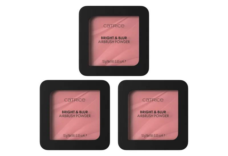 Puder Bright & Blur Airbrush Powder, 3-tlg. von Catrice in Rosa – Produktfoto 1 von 5