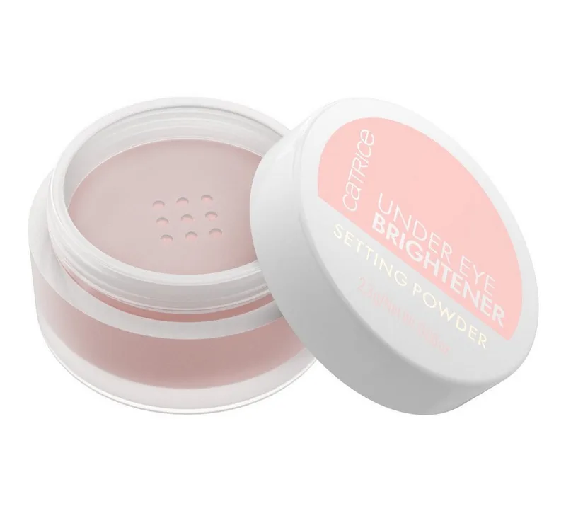 Puder UNDER EYE BRIGHTENER SETTING POWDER, 3-tlg., Loses Puder, frisches und strahlendes Finish, pflegt die Haut. von Catrice in Rosa – Produktfoto 3 von 5