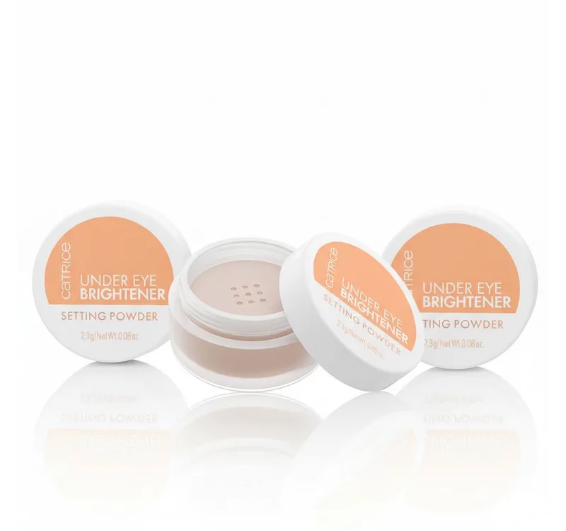 Puder UNDER EYE BRIGHTENER SETTING POWDER, 3-tlg., Loses Puder, frisches und strahlendes Finish, pflegt die Haut. de Catrice en Beige – photo du produit 1 sur 5