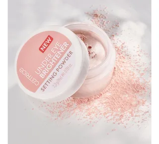 Puder UNDER EYE BRIGHTENER SETTING POWDER, 3-tlg., Loses Puder, frisches und strahlendes Finish, pflegt die Haut. von Catrice in Rosa – Produktfoto 5 von 5