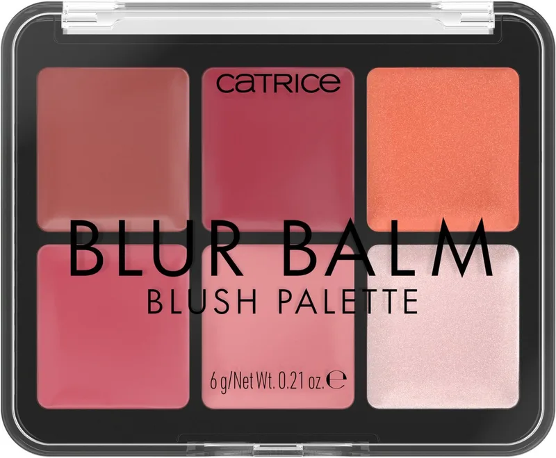 Rouge-Palette Blur Balm Blush Palette, Perfekt für zarte Akzente oder kräftige Farbmomente fra Catrice i Flerfarvet – produktbillede 1 af 3