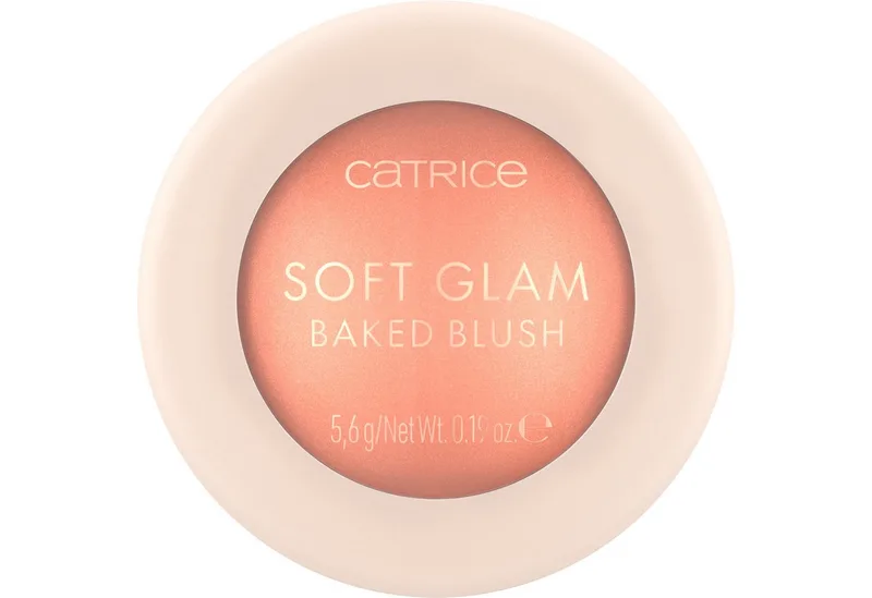 Rouge Soft Glam Baked Blush, 3-tlg., Lichtreflektierende Perlen für eine natürliche Ausstrahlung fra Catrice i Orange – produktbillede 2 af 5