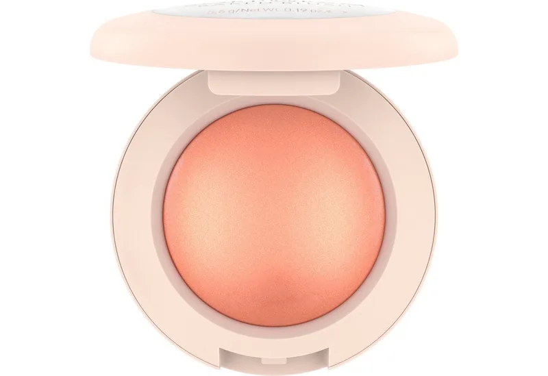 Rouge Soft Glam Baked Blush, 3-tlg., Lichtreflektierende Perlen für eine natürliche Ausstrahlung fra Catrice i Orange – produktbillede 3 af 5