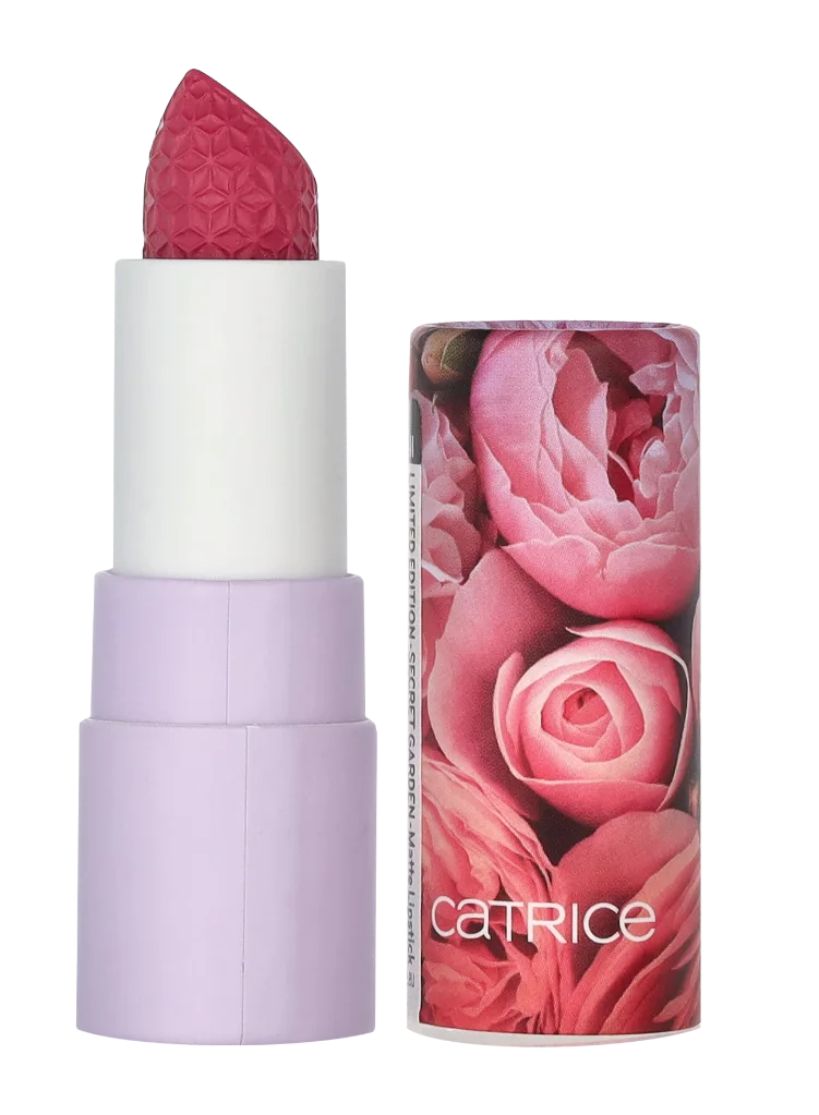 Secret Garden Matte Lipstick 3.60 g C02 Kiss And Tell Lippenstift 3.6 g fra Catrice – produktbillede