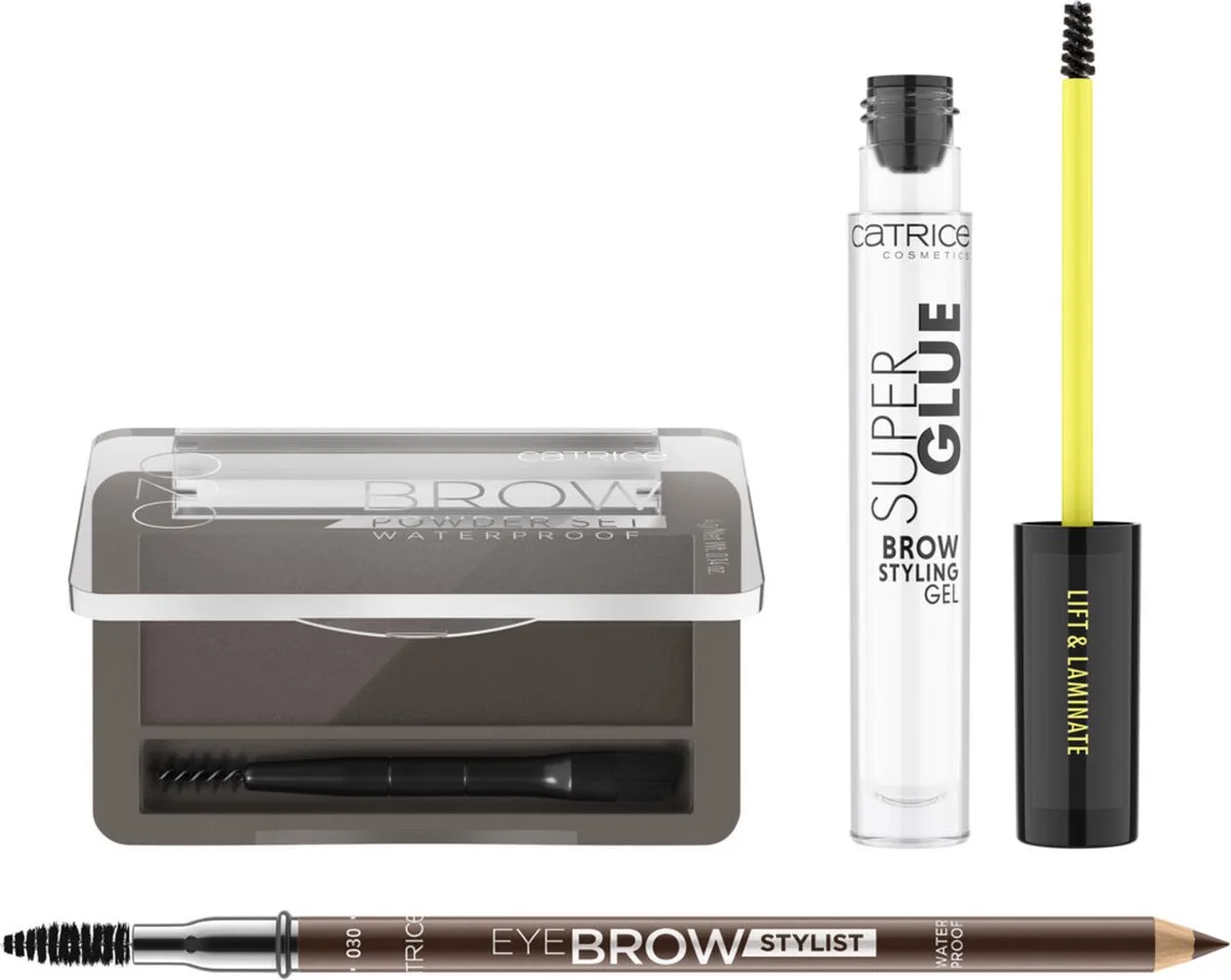 The Essential Brow Set Medium från Catrice i Blond – produktbild