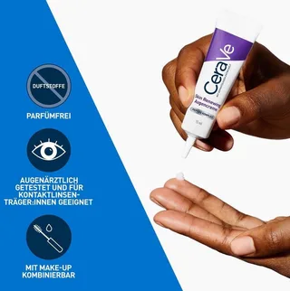 Anti-Aging-Augencreme Skin renewing Augencreme für einen wachen Blick, Aufhellende Anti-Aging-Augencreme van CeraVe in 15 ml – productfoto 2 van 5