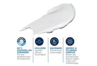 Augencreme gegen Augenringe und Schwellungen, Mit Hyaluron und 3 essenziellen Ceramiden, Regenerierende Augencreme by CeraVe – product photo 2 of 5