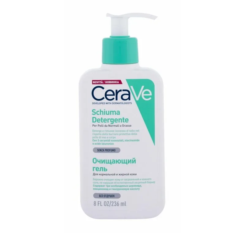 Cleansing Foam - Normal to Dry Skin fra CeraVe i 236 ml – produktbillede 2 af 3