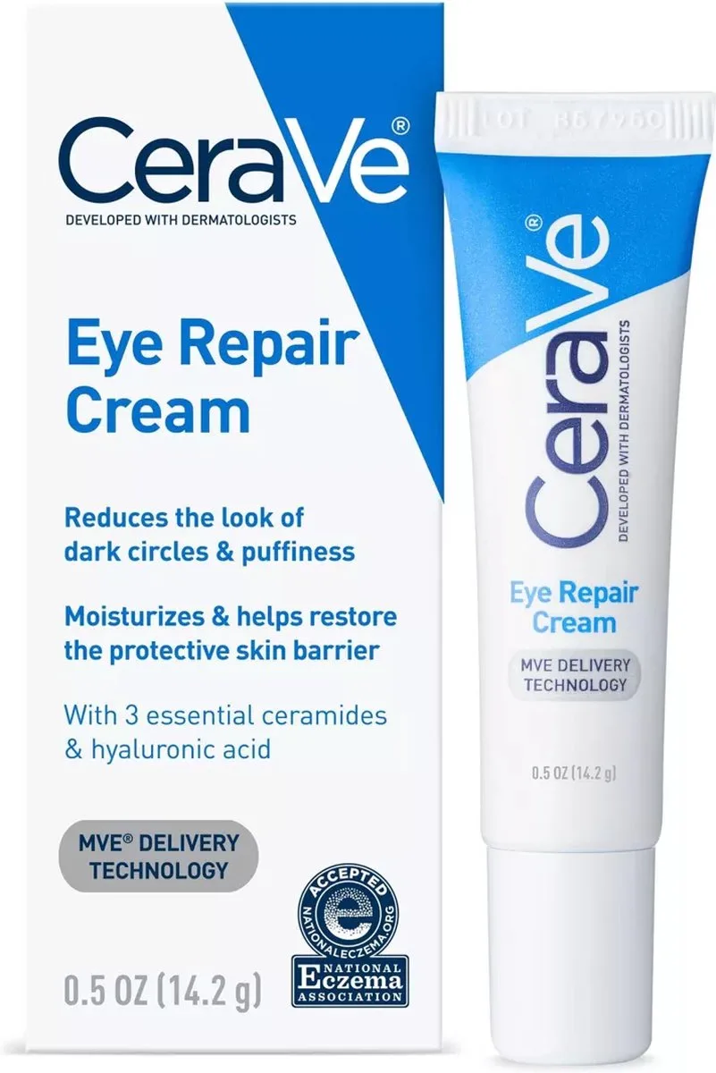 Eye Repair Cream - Oogcrème - wallen en donkere kringen - 14.2g van CeraVe – productfoto