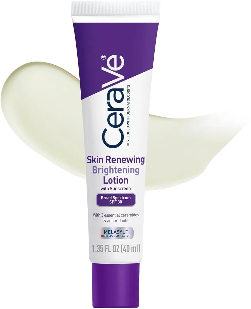 Face Brightening Moisturizer SPF 30 – Hydraterende Dagcrème met SPF – Parfumvrij von CeraVe – Produktfoto