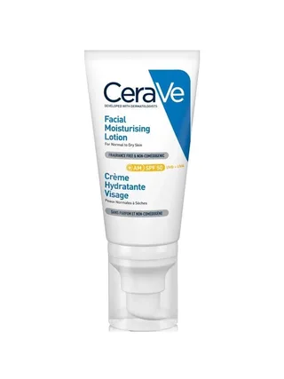 Facial Moisturising Lotion SPF50 de CeraVe en 52 ml – photo du produit 1 sur 4