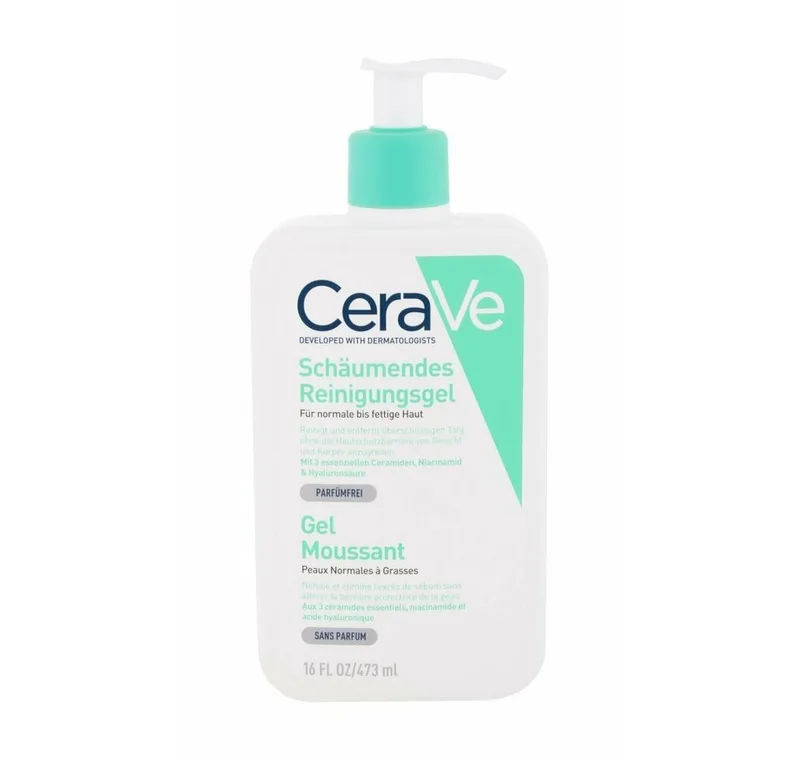 Foaming Cleanser - Normal to Oily Skin fra CeraVe i 473 ml – produktbillede 2 af 3