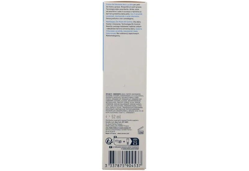 Hautcreme CERAVE feuchtigkeitsspendende Gel-Creme matt PZN 19305831 von CeraVe in 52 ml – Produktfoto 4 von 4