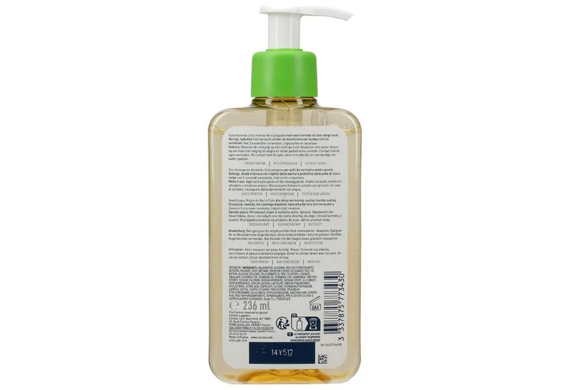 Hautcreme CERAVE Reinigungsöl PZN 17505891 fra CeraVe i 236 ml – produktbillede 2 af 2