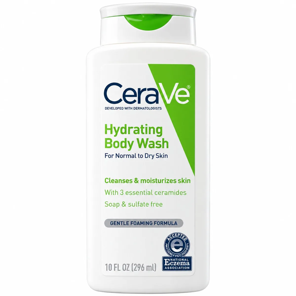 Hydrating Body Wash Normaal to droge huid - Hydraterende douchegel - Hyaluronzuur de CeraVe en 296 ml – photo du produit
