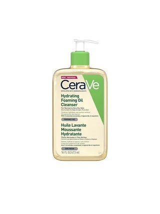 Hydrating Foaming Oil Cleanser fra CeraVe i 473 ml – produktbillede 1 af 3