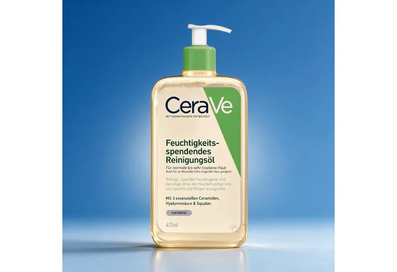 Hydrating Foaming Oil Cleanser fra CeraVe i 473 ml – produktbillede 3 af 3