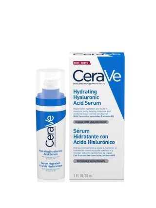 Hydrating Hyaluronic Acid Serum - All Skin Types fra CeraVe i 30 ml – produktbillede 1 af 3