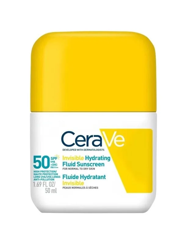 Invisible Hydrating Fluid Sunscreen SPF 50 von CeraVe – Produktfoto