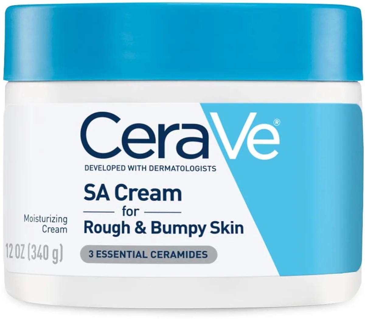 Moisturizing Cream met Salicylzuur – Exfoliërende Bodycrème, Parfumvrij, 340g de CeraVe – photo du produit