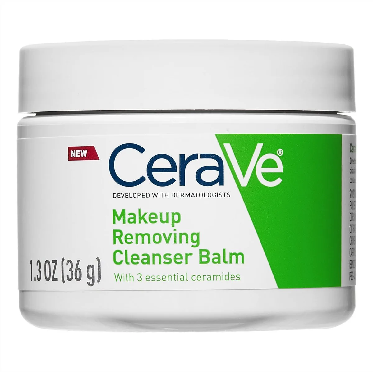 Reinigingsbalsem - Hydraterende make-upverwijderaar met ceramiden en plantaardige jojoba-olie voor gezichtsmake-up - Make-up remover balsem- 36g de CeraVe – photo du produit