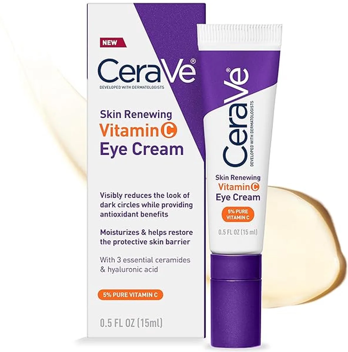 Skin Renewing Vitamin C Eye C von CeraVe in 15 ml – Produktfoto