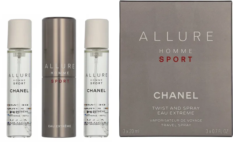 Allure Homme Sport Eau Extreme 20 ml - Eau de Toilette - Herenparfum - Navulbaar 3 x 20 ml by Chanel in 20 ml – product photo