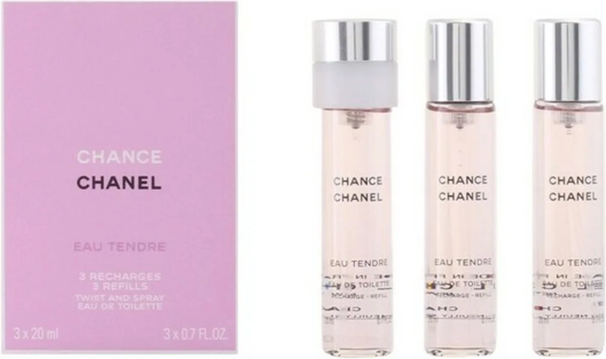 Chance Eau Tendre Geschenkset - 3x Eau de Toilette Refill by Chanel – product photo