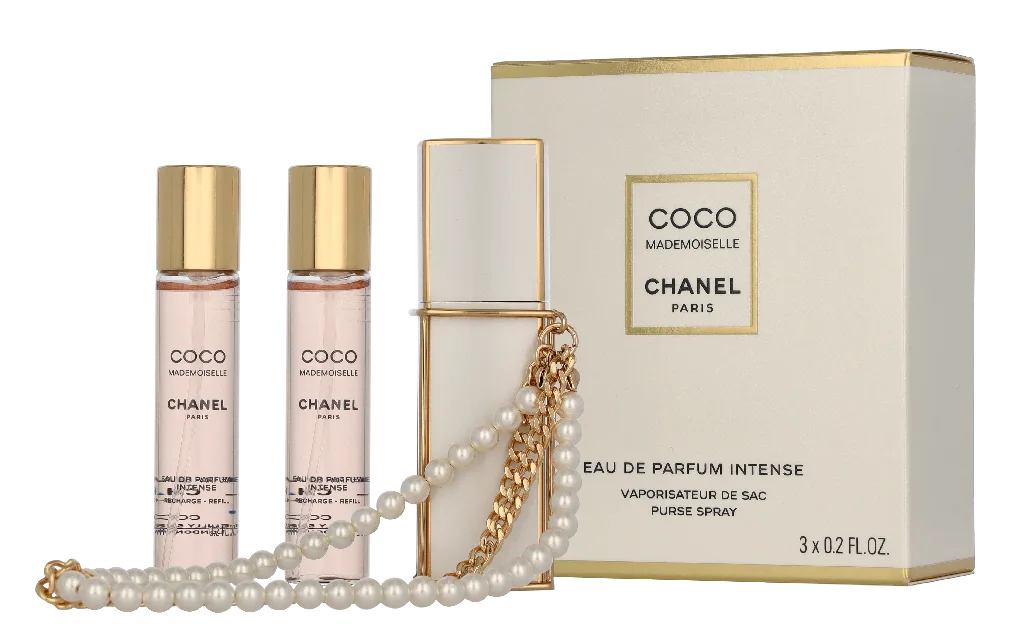 Coco Mademoiselle Edp Intense Refillable Purse Spray Cadeauset 21 ml Dames von Chanel – Produktfoto