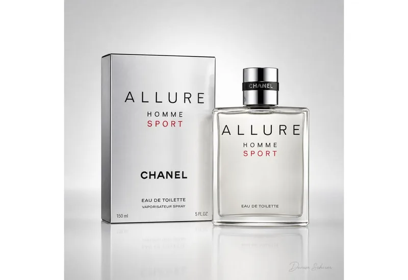 Eau de Parfum Chanel Allure Homme Sport Eau de Toilette, Glasflakon de Chanel – photo du produit
