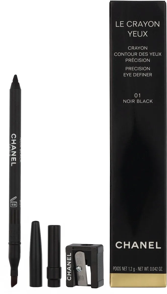 Le Crayon Yeux - Precision Eye Definer - #01 Noir Black de Chanel en Noir – photo du produit