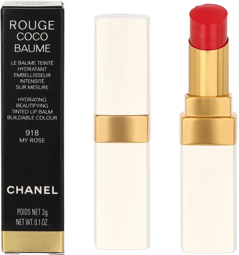 LIPS MAKE-UP ROUGE COCO BAUME TEINTE / MY ROSE 918 von Chanel in 916 flirty coral – Produktfoto
