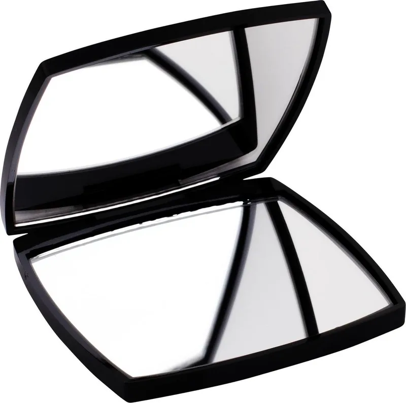 Mirror Duo - make-up spiegel voor tas van Chanel in Zilver Zwart – productfoto 1 van 2