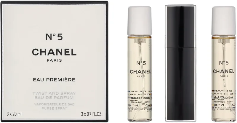 No. 5 Eau Premiere for Women Geschenkset - Eau de Parfum + 2x Eau de Parfum Refill fra Chanel – produktbillede