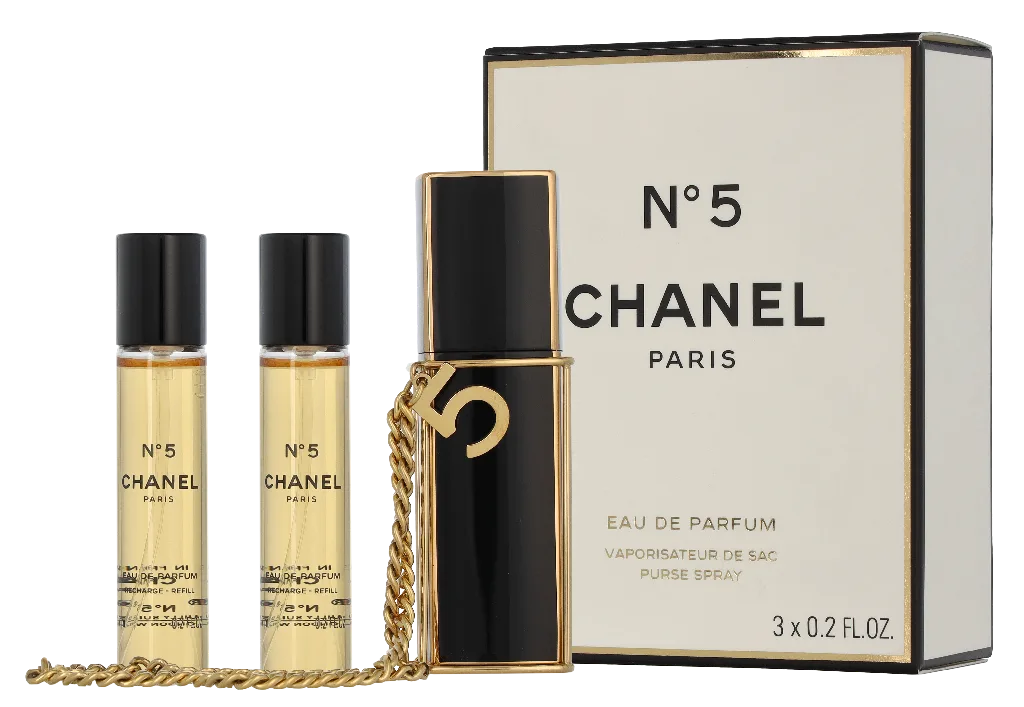 No 5 Edp Refillable Purse Spray Cadeauset 21 ml Dames van Chanel – productfoto