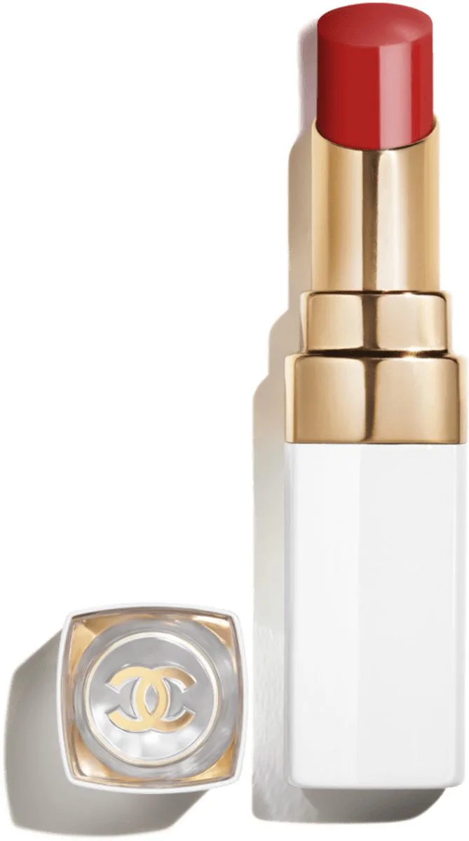 Rouge Coco Baume Brillante, Lippenbalsem, Vrouwen, Universele huid, Karitéboter, Hydraterend, Verzachtend von Chanel in Rot – Produktfoto