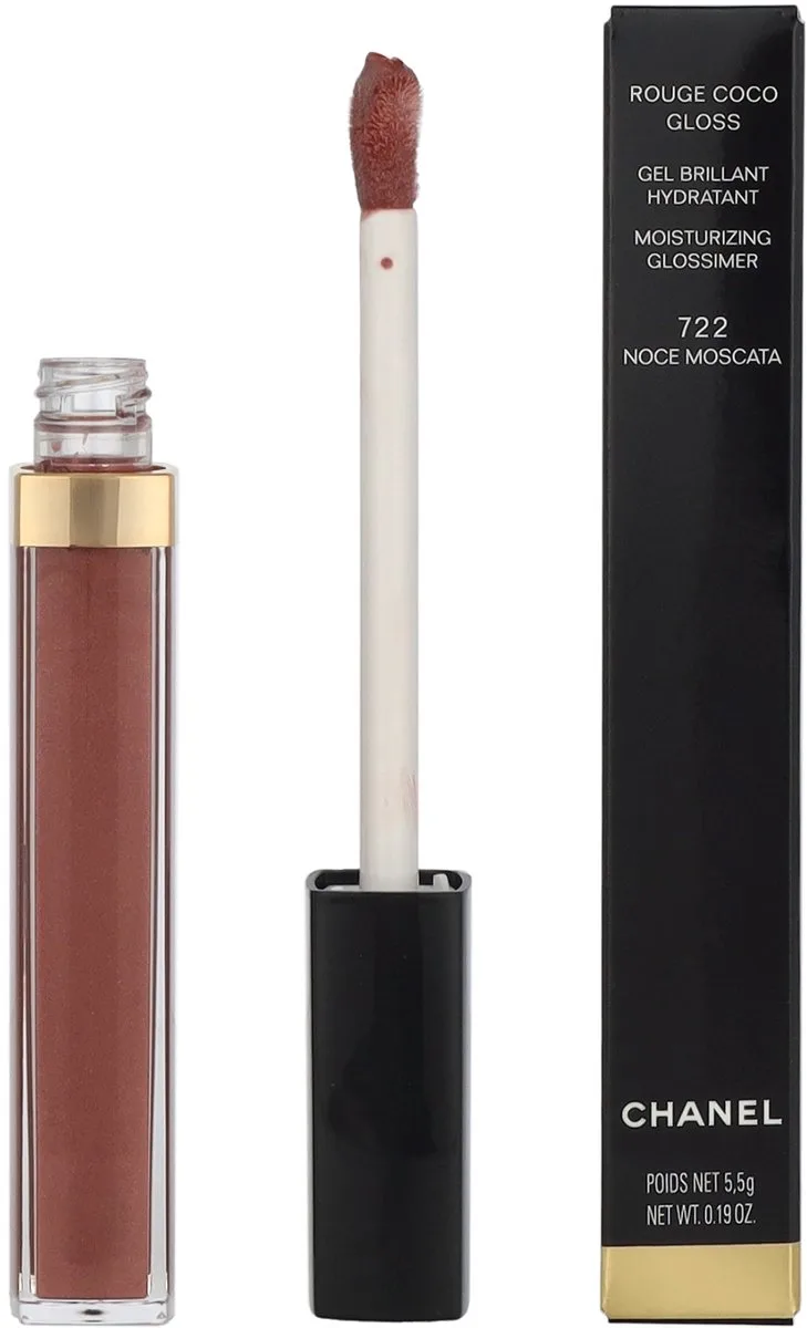Rouge Coco Gloss - #722 Noce Moscatar - Lipgloss 5.5 gr de Chanel en 722 Noce Moscata – photo du produit